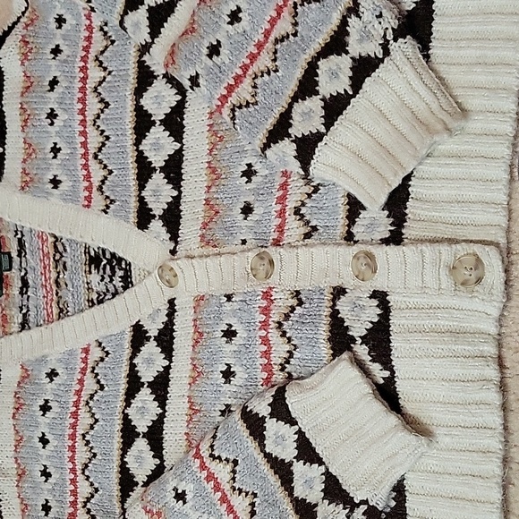 American Eagle Y2K Oversized Multicolour Cardigan US XS - Picture 14 of 14